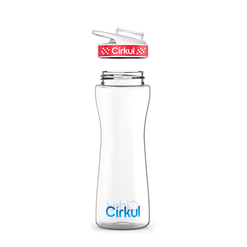 22oz. Plastic Bottle & Comfort Grip Lid B31