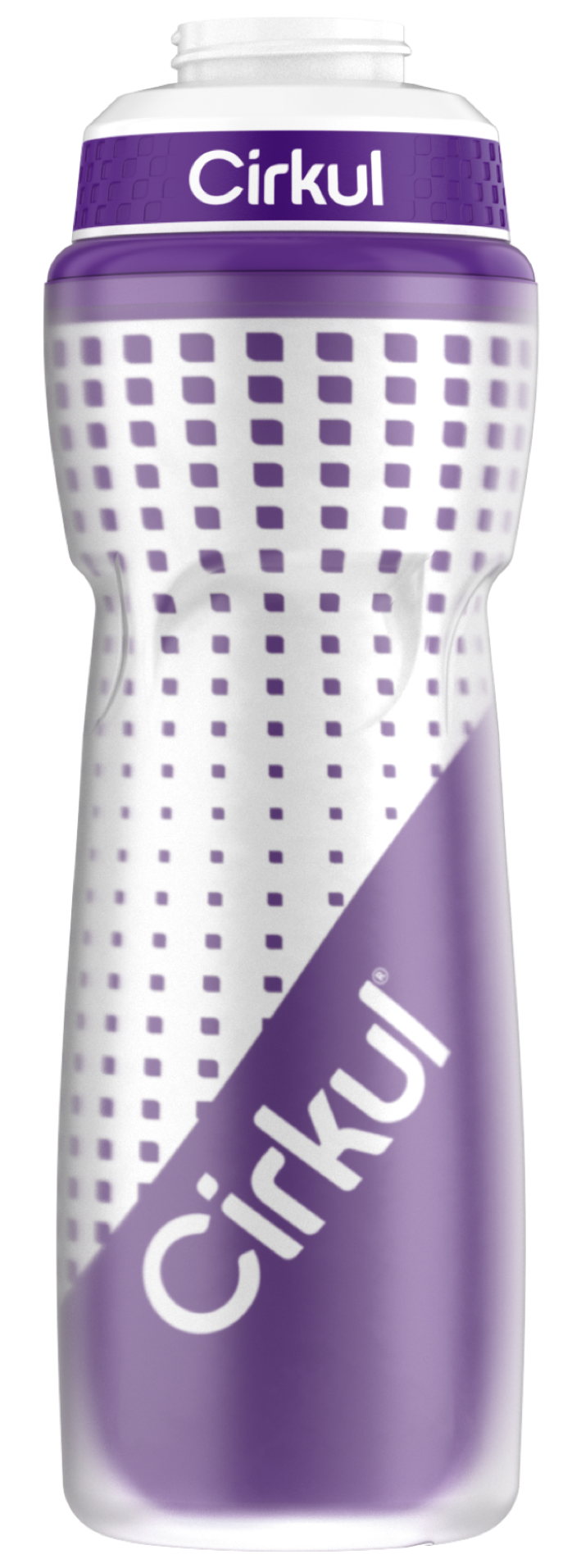 22oz. Insulated Squeeze Plastic Bottle & Sport Lid F81