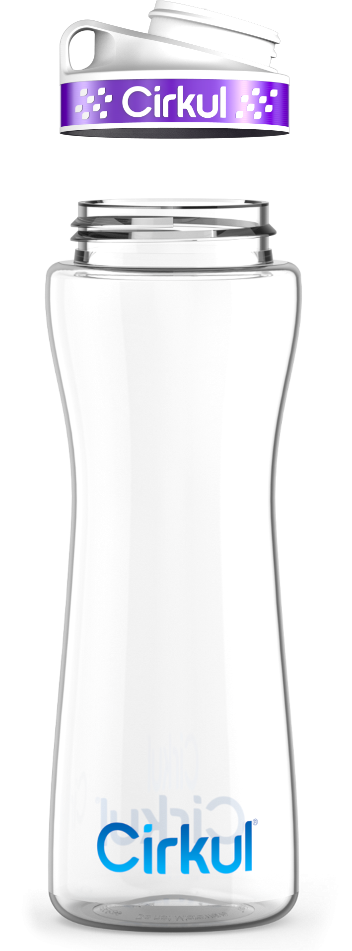 Custom 22oz. Plastic Bottle & Comfort Grip Lid 329