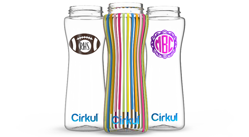 Custom 22oz. Plastic Bottle & Comfort Grip Lid 329