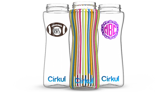 Custom 22oz. Plastic Bottle & Comfort Grip Lid 329