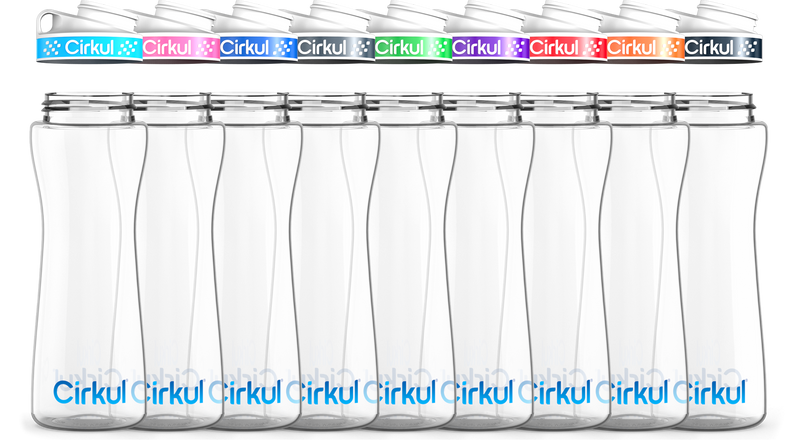 Custom 22oz. Plastic Bottle & Comfort Grip Lid 329