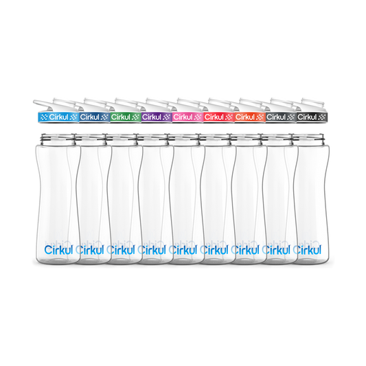 22oz. Plastic Bottle & Comfort Grip Lid B31