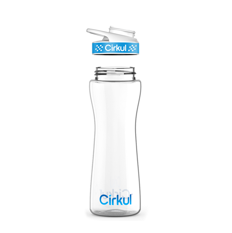 22oz. Plastic Bottle & Comfort Grip Lid B31