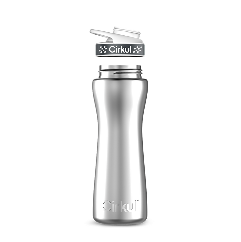 22oz. Stainless Steel Bottle & Comfort Grip Lid OT1