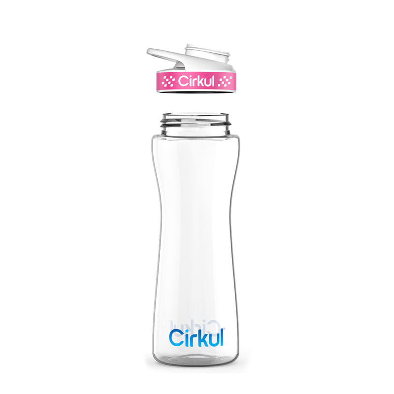 22oz. Plastic Bottle & Comfort Grip Lid B31