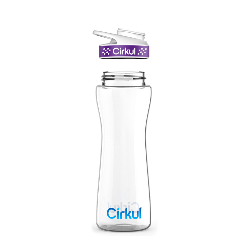 22oz. Plastic Bottle & Comfort Grip Lid B31