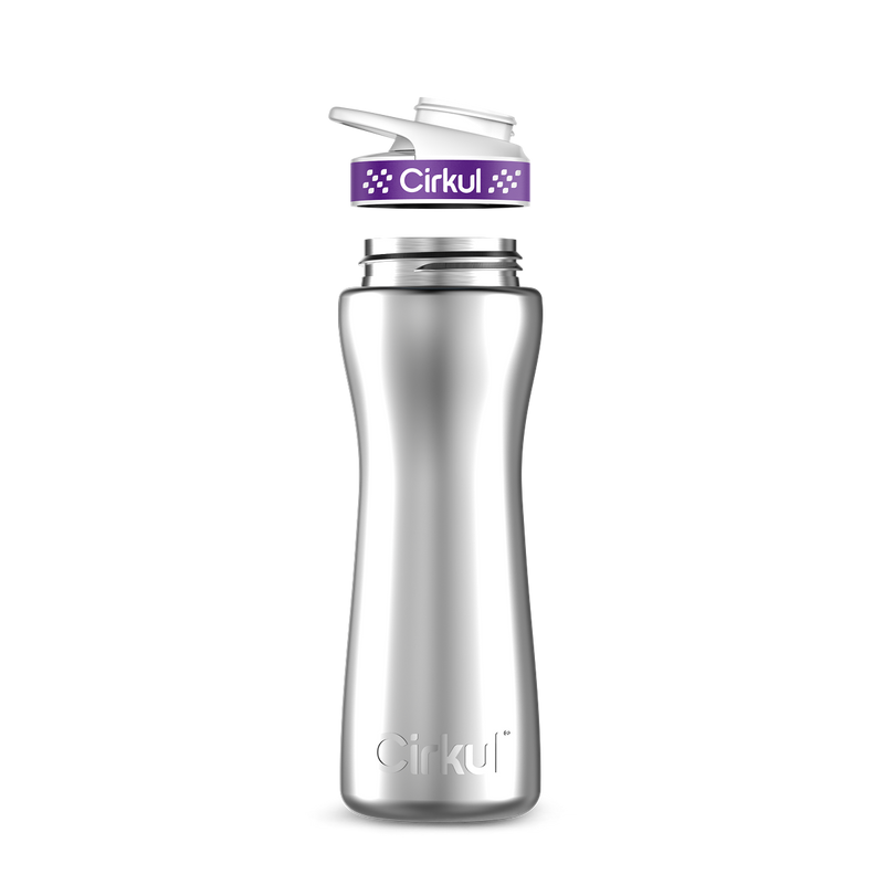 22oz. Stainless Steel Bottle & Comfort Grip Lid OT1