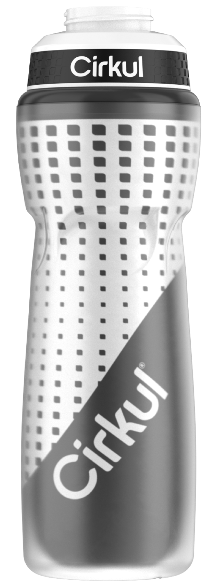 22oz. Insulated Squeeze Plastic Bottle & Sport Lid F81