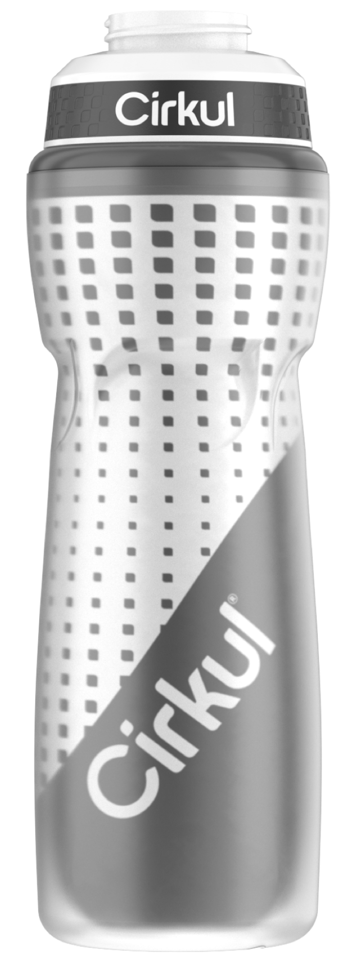 22oz. Insulated Squeeze Plastic Bottle & Sport Lid F81