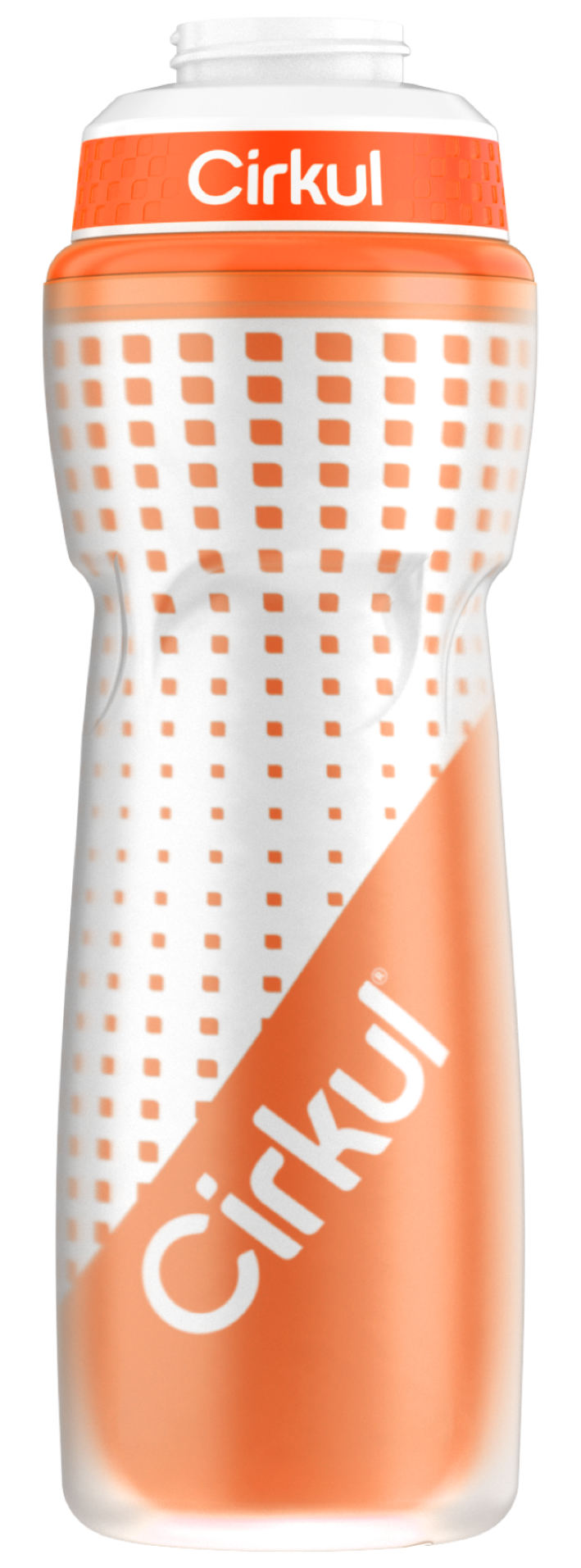 22oz. Insulated Squeeze Plastic Bottle & Sport Lid F81