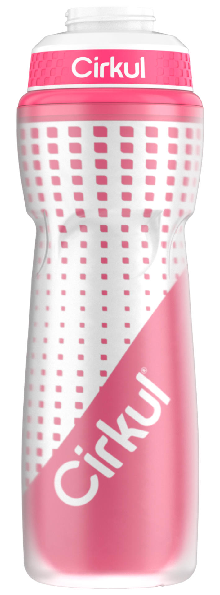 22oz. Insulated Squeeze Plastic Bottle & Sport Lid F81
