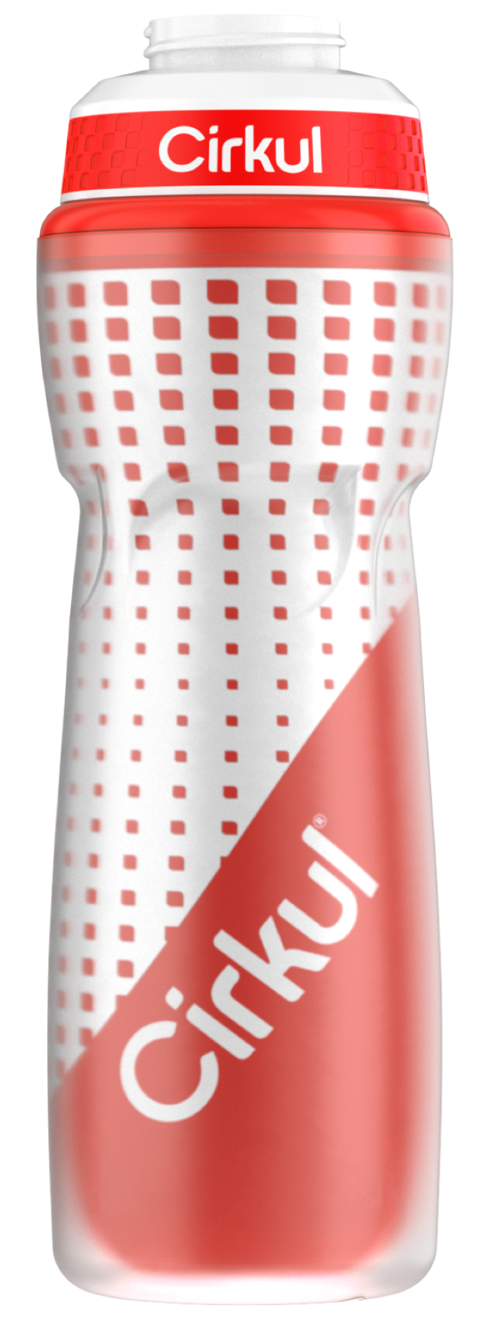 22oz. Insulated Squeeze Plastic Bottle & Sport Lid F81