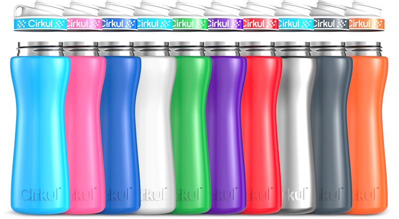 Custom 22oz. Stainless Steel Bottle & Comfort Grip Lid H4S
