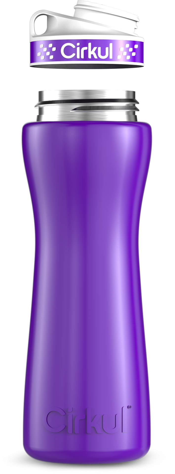 Custom 22oz. Stainless Steel Bottle & Comfort Grip Lid H4S