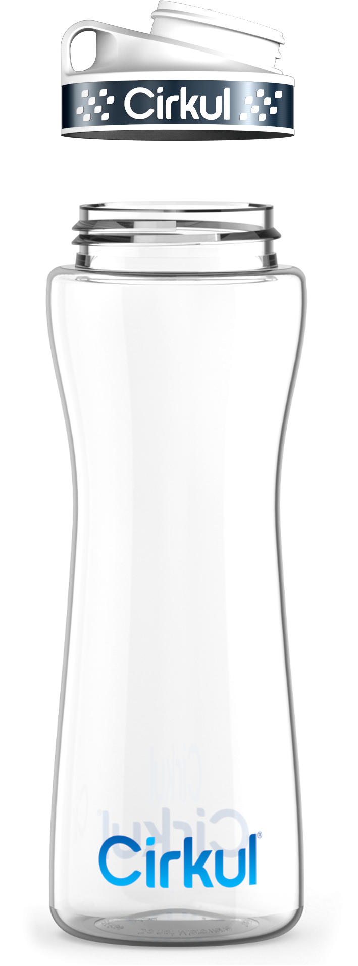 Custom 22oz. Plastic Bottle & Comfort Grip Lid 329