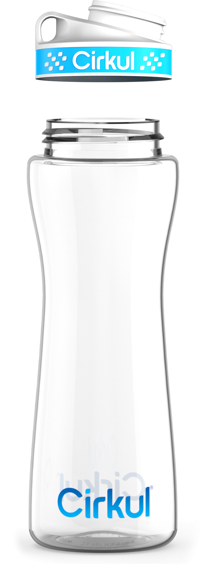 Custom 22oz. Plastic Bottle & Comfort Grip Lid 329