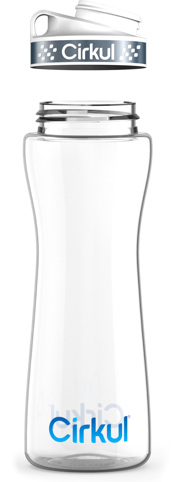 Custom 22oz. Plastic Bottle & Comfort Grip Lid 329