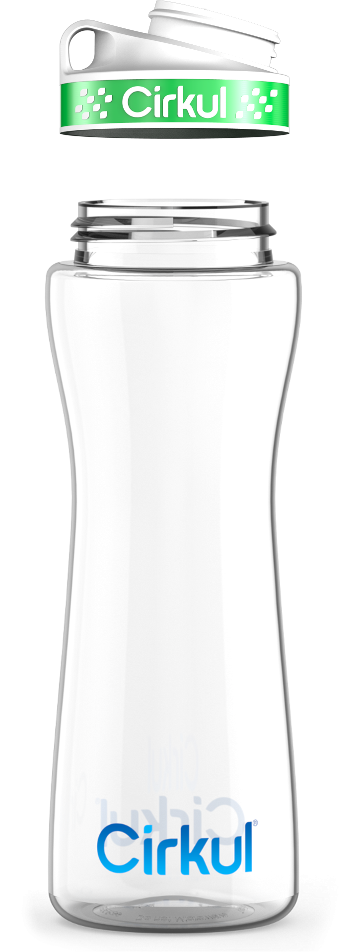 Custom 22oz. Plastic Bottle & Comfort Grip Lid 329
