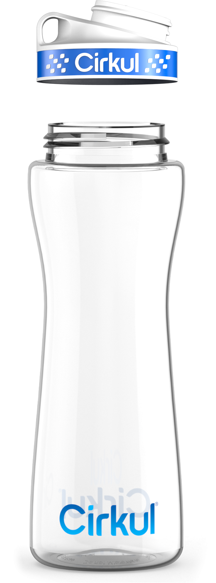 Custom 22oz. Plastic Bottle & Comfort Grip Lid 329