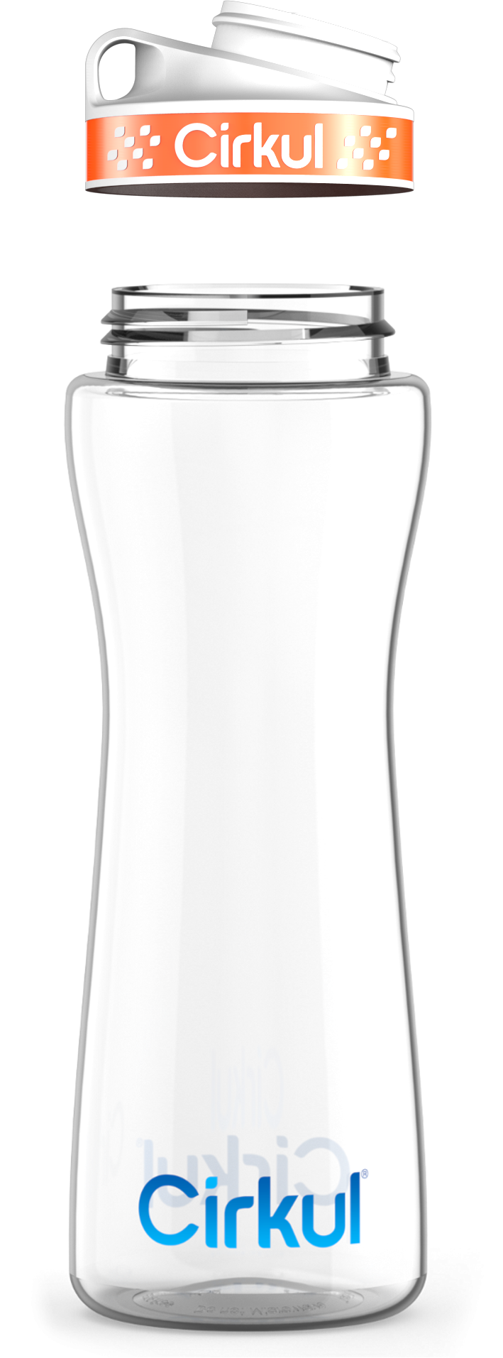 Custom 22oz. Plastic Bottle & Comfort Grip Lid 329