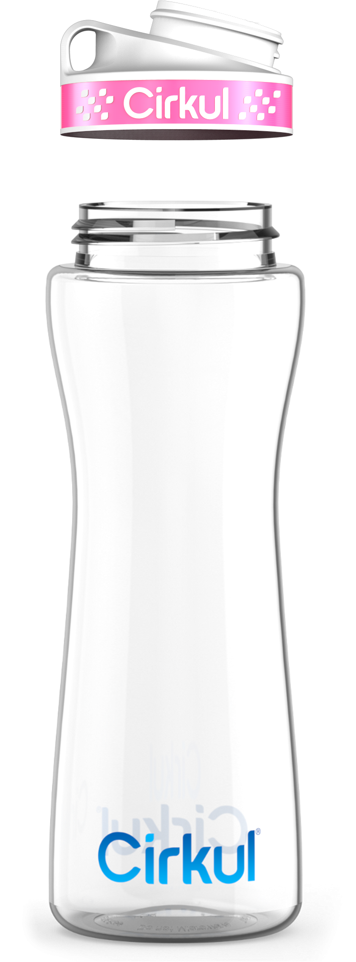 Custom 22oz. Plastic Bottle & Comfort Grip Lid 329