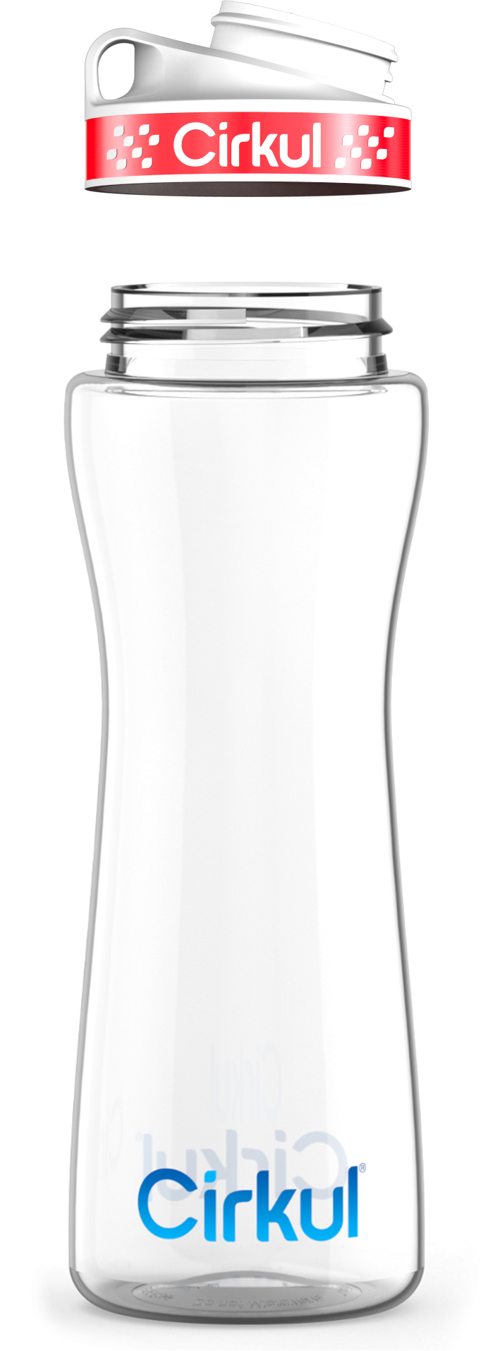 Custom 22oz. Plastic Bottle & Comfort Grip Lid 329