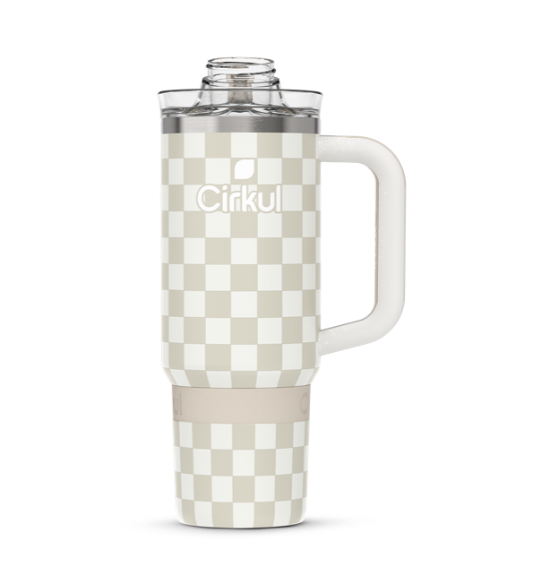 Limited Edition: 30oz. Taupe Tartan Travel StrawSip™ Tumbler E3Y
