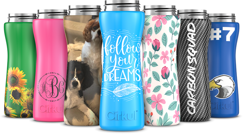 Custom 22oz. Stainless Steel Bottle & Comfort Grip Lid H4S